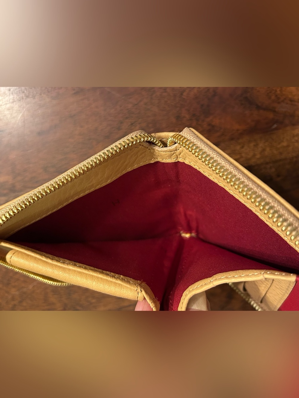 Hammitt Five North Wallet — Biscotti Tan & Gold Hardware — New Without Tags - Picture 8 of 11